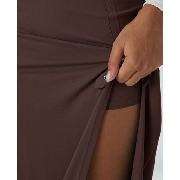 Brand New - Halara Women’s L High Waisted Decorative Buckle 2-in-1 Maxi Casual S - Picture 6 of 8